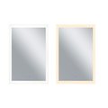 Cwi Lighting Rectangle Matte White Led 30 In. Mirror From Our Abigail Collection 1233W30-49